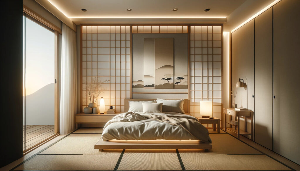 和モダンインテリア, 自然素材, シンプルデザイン, 木竹和紙, 自然光, 色彩調和, 家具選び, 現代和室, 和の美しさ, 穏やかな空間作り ...