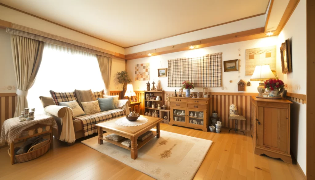 カントリーアメリカンスタイルで温かみのある部屋に!自然素材を活かした空間作りを画像で紹介 | EconoChicInteriors