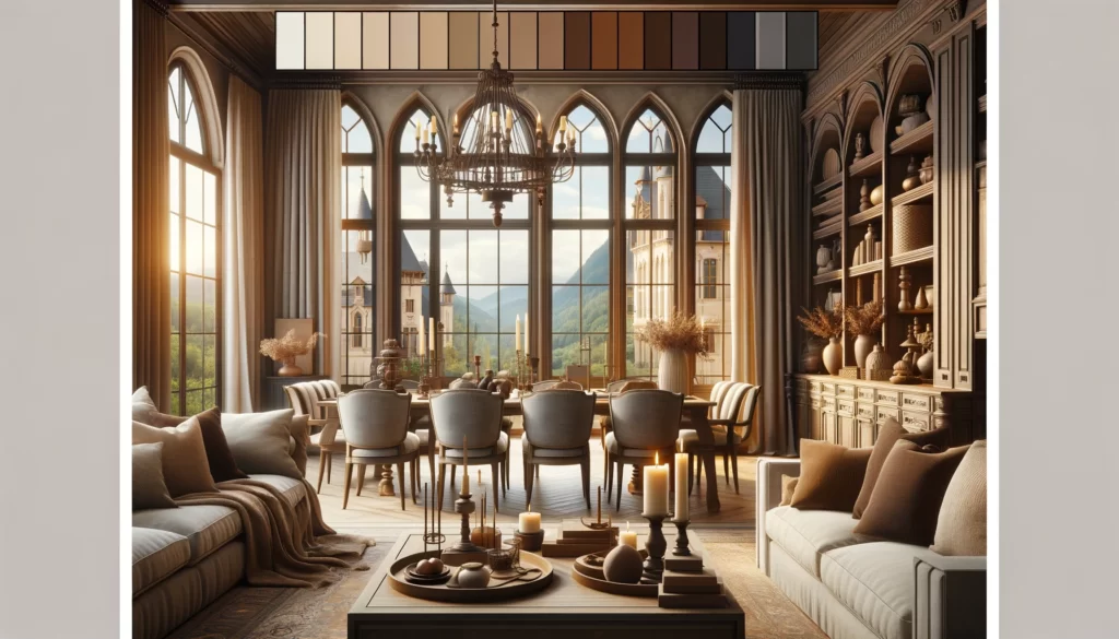 The Brown Renaissance: This trend highlights a shift towards warmer, richer brown tones, creating a cozy and natural atmosphere that invites relaxation and comfort