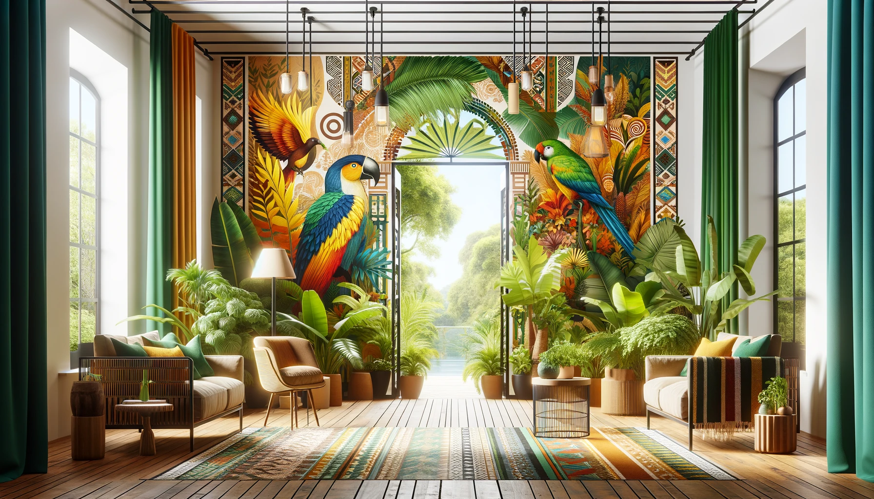 インドのインテリア A living room that shares tales of the past • The person who