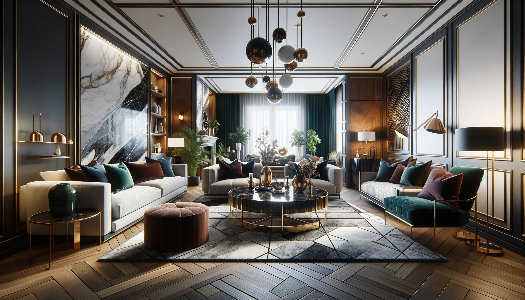 モダンラグジュアリーの高級感あるインテリアが素敵！部屋作りのコツを