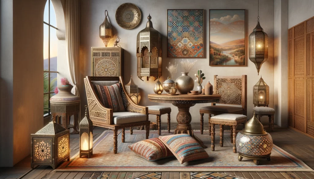 モロッコ風の部屋作りで色彩豊かなインテリアに！伝統的な家具や現代的なリビングのコツ | EconoChicInteriors