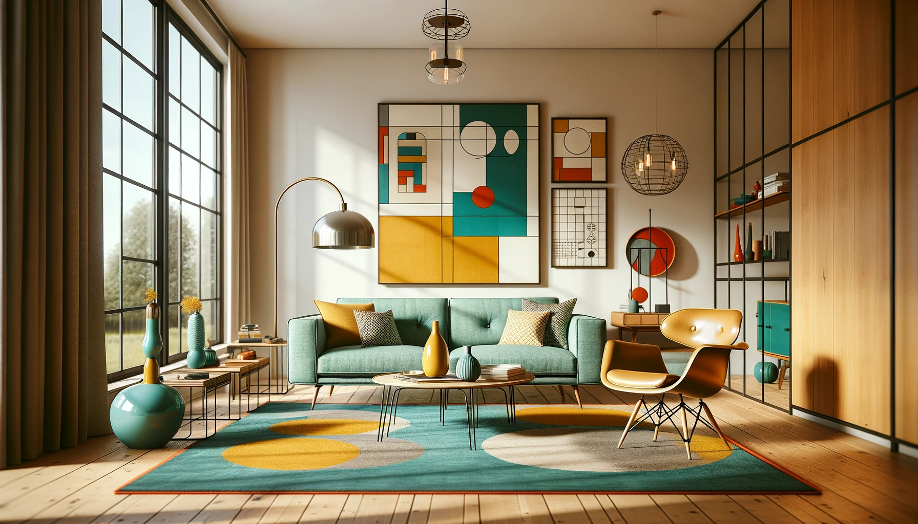 ミッドセンチュリーモダンとは?時代を超えたインテリアの魅力をリビングの例で解説 | EconoChicInteriors