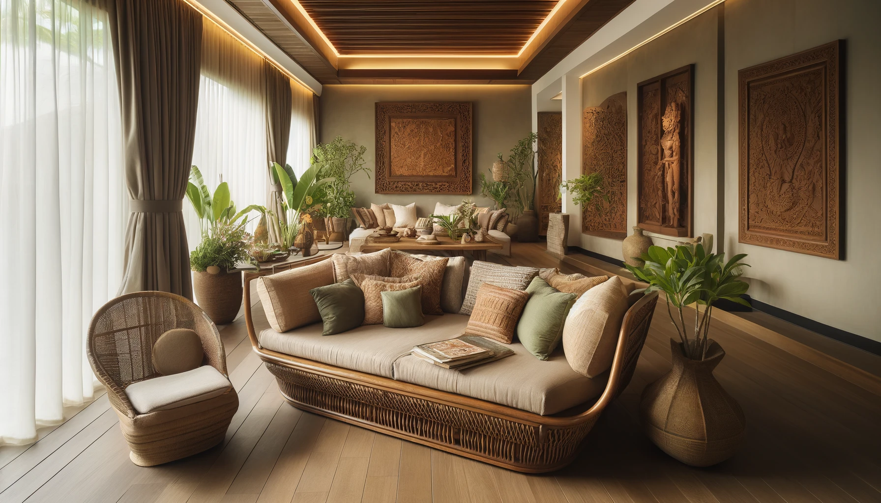 バリ風インテリアで心安らぐ空間を: 部屋をアジアンスタイルに変える家具選びのポイントを紹介 | EconoChicInteriors