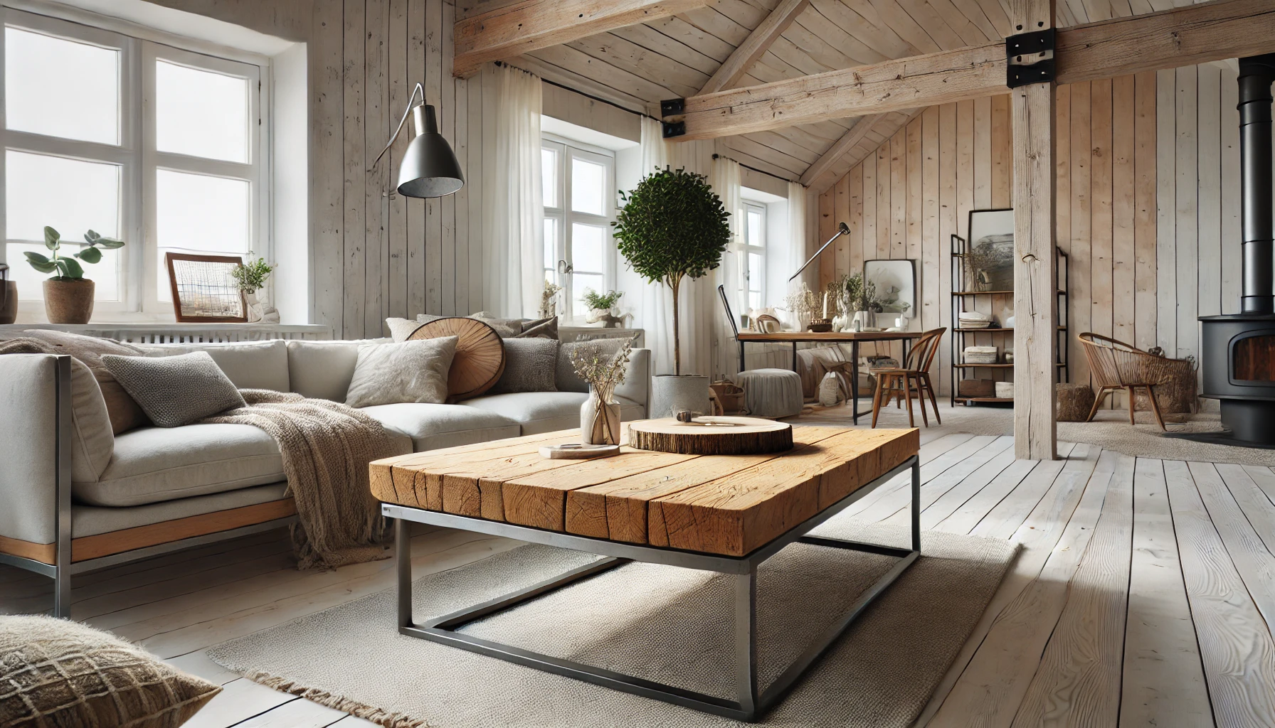 スカンジナビアとインダストリアルの組み合わせ!温かみとクールなスタイルを部屋に取り入れよう | EconoChicInteriors