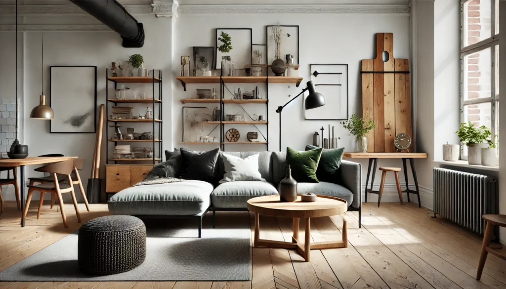 スカンジナビアとインダストリアルの組み合わせ!温かみとクールなスタイルを部屋に取り入れよう | EconoChicInteriors