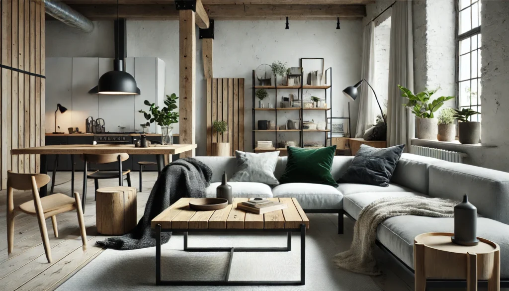 スカンジナビアとインダストリアルの組み合わせ!温かみとクールなスタイルを部屋に取り入れよう | EconoChicInteriors